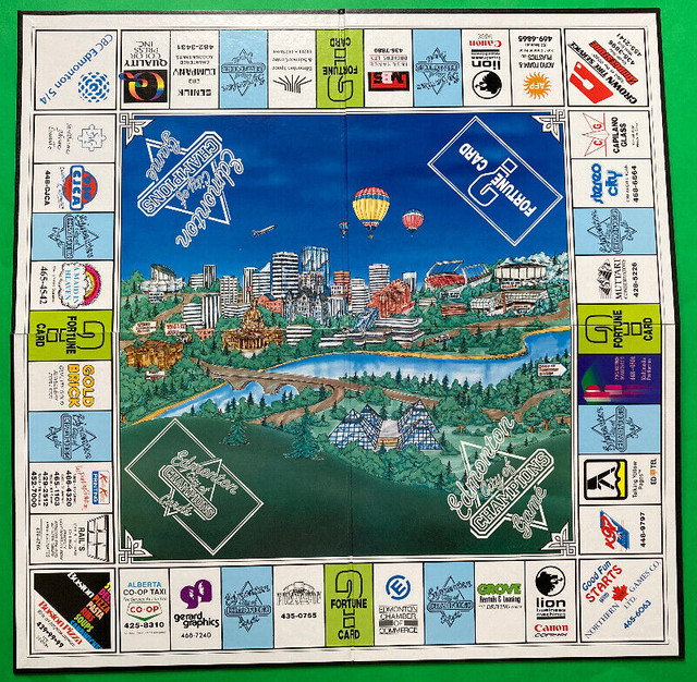 1990 Edmonton City of Champions Board Game- excellent in Arts & Collectibles in Dartmouth - Image 3