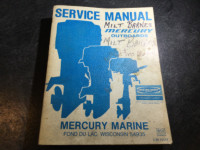 1975-78 Mercury Outboards Shop Manual 1-6 cyl All models 4-200HP