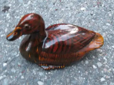Vintage MCM Duck Sculpture Statue Female Mallard Bird, View more