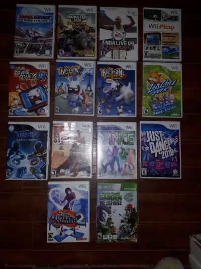 Wii games and xbox game $5 each