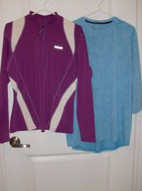 Running Room Top + Under Armour Top Size Large