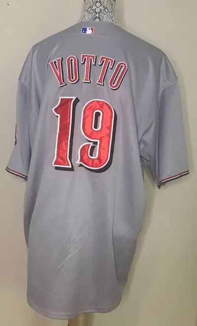 Joey Votto Cincinnati Reds Full Button Majestic Jersey 54 XXL, View more