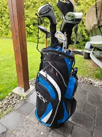 Full set golf clubs and bag