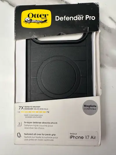 New OtterBox Defender Series Pro - iPhone 17 Air - Black - Rugge, View more