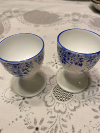 Shelley dainty blue egg cups