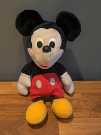 Vintage Hasbro Softies Mickey Mouse Plush Stuffed 16 inch