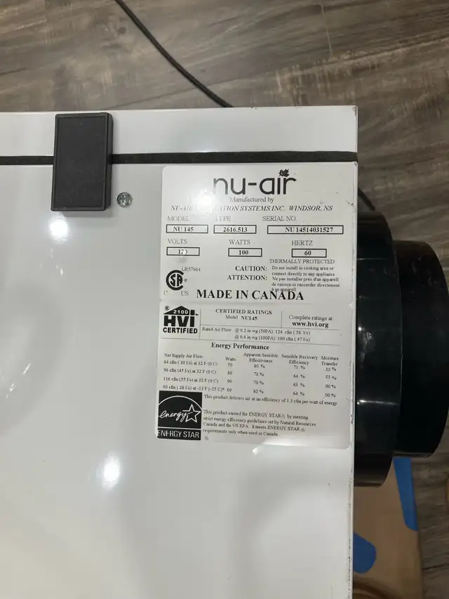 Nu-Air Ventilation and Aprilaire Humidifier in Heaters, Humidifiers & Dehumidifiers in Markham / York Region - Image 4