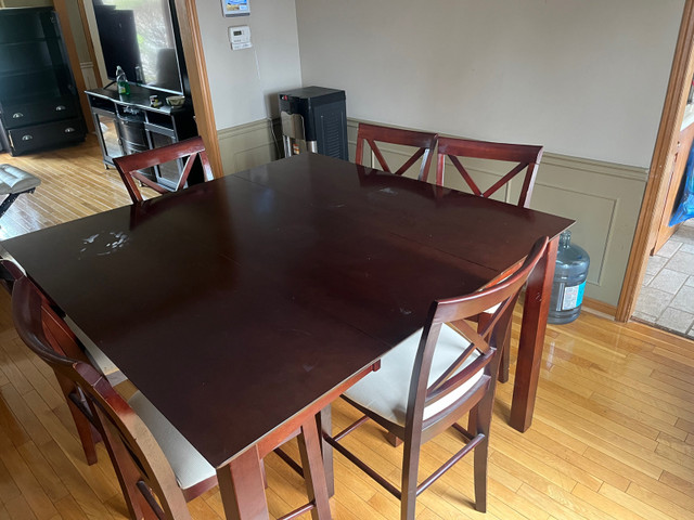 Dining table with 6 chairs  in Dining Tables & Sets in London - Image 2