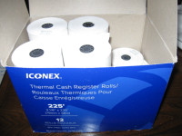 Thermal Rolls-Box of 10-Iconex-3 1/8" x 225' + more-$5 lot