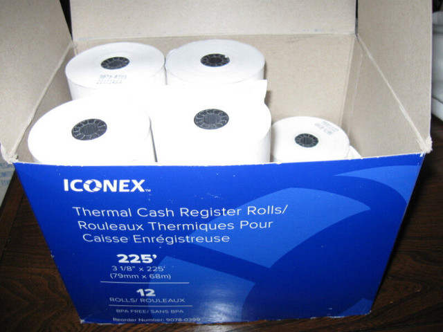 Thermal Rolls-Box of 10-Iconex-3 1/8" x 225' + more-$5 lot in Other in City of Halifax