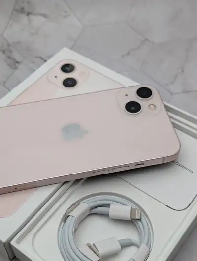Pink iPhone 13 128GB Unlocked 100% BH, View more