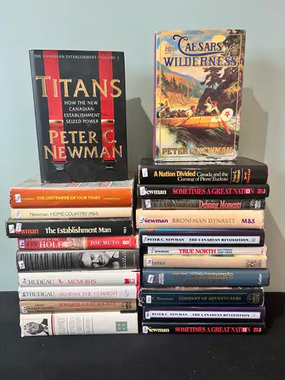 Dive into Canadian political history with this collection of Peter C. Newman and other Canadian poli...