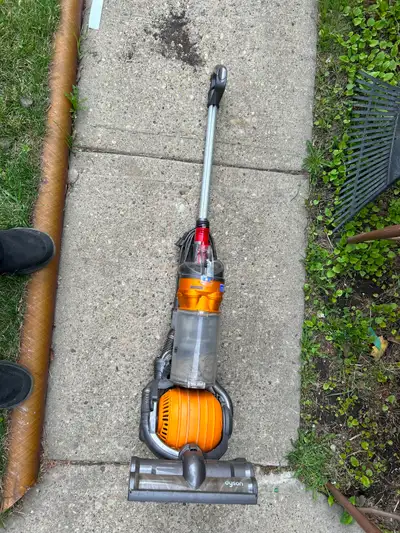 DYSON upright vacuum c/w accessories (works well)AS PICTURED, View more