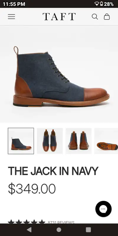 Taft - Genuine Leather/Suede Boots, View more