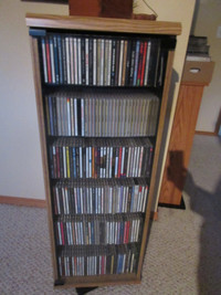 A huge selection of CD and stands included