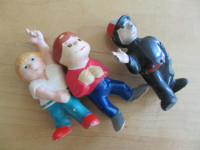 Trois figurines Passe-Partout vintage (T13)