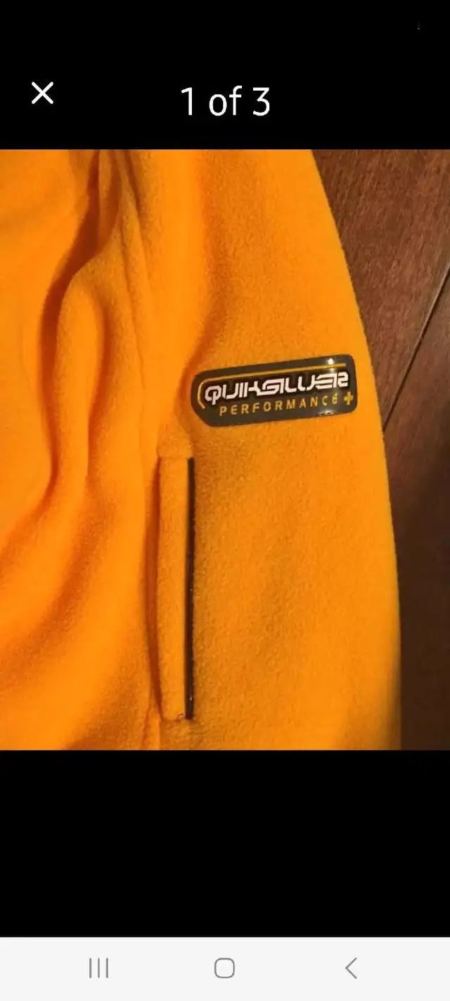 Quiksilver mens fleece..coat/ jacket in Men's in Belleville - Image 4