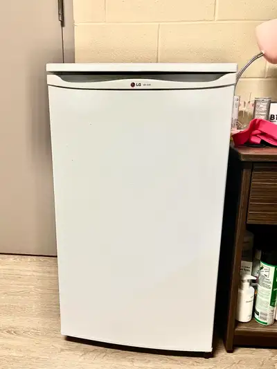 LG Mini Refrigerator with frozen, View more