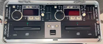 Denon DN-D4500 dual rack mount CD/MP3 player VG condition , View more