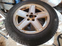 Goodyear Wrangler Tires x4 - Inflated on Jeep rims - 215/65/R17