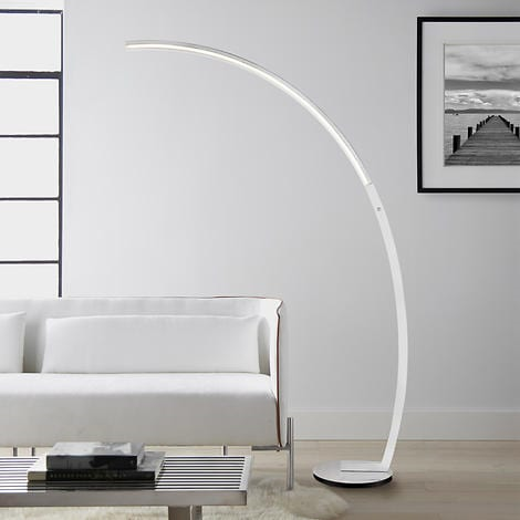 Modern LED Curved Arc Design Floor Lamp – Elegant  Lighting, Pol in Indoor Lighting & Fans in Kitchener / Waterloo - Image 3