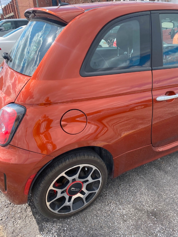 2014 Fiat 500 Turbo Coupe in Electric Orange Pearl in Cars & Trucks in Windsor Region - Image 3