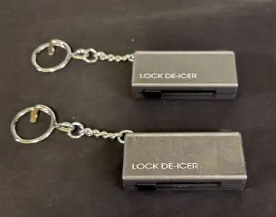 Lock De-Icer Keychains with Light, View more