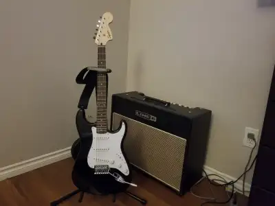 STRATOCASTER GUITAR & AMP, View more