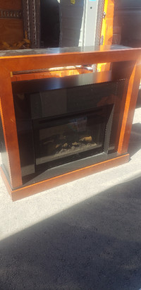 TV stand with electric fireplace