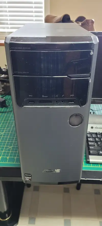 Asus pc computer monitor keyboard mouse and speakers, View more
