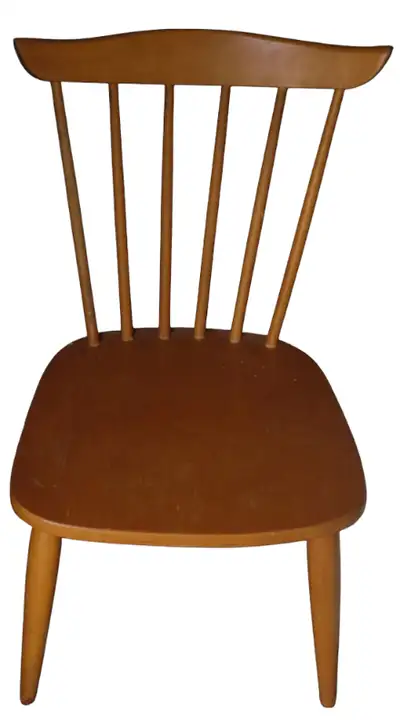 Vintage MCM wooden dining chair. Chair. Wood furniture., View more