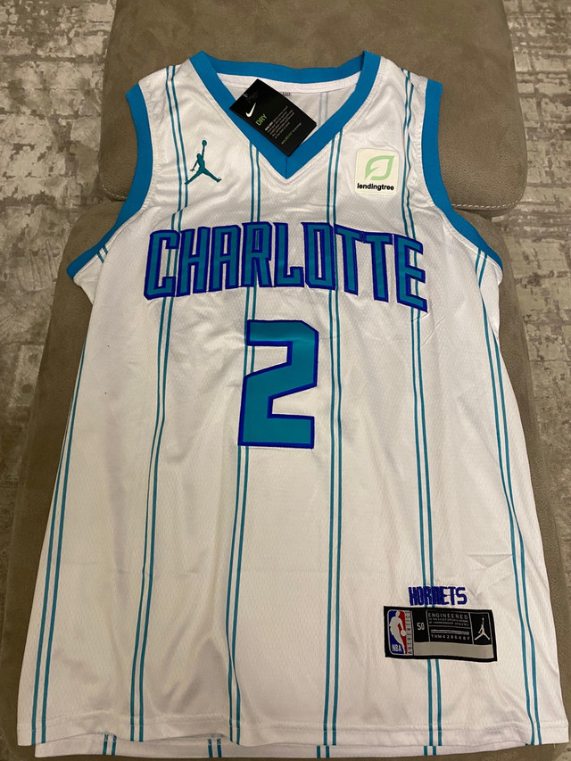 Lamelo Ball NBA Jersey #2 Charlotte Hornets - White and teal ,  in Men's in Markham / York Region