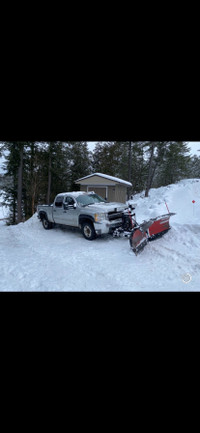 2010 Chevy Silverado 2500 with western plow