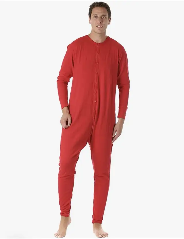 Brand New Thermal Henley Onesie for Men and Women in Men's in Calgary - Image 5