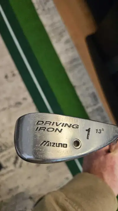 Rare 13* RH Mizuno 1 Driving Iron, graphite shaft, new Grip, View more