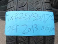 4 tires of Farroad 225/55/17 winter tires off 2013 Nissan maxima