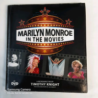 Hard cover, Marilyn Monroe In The Movies, Timothy Knight, no dvd