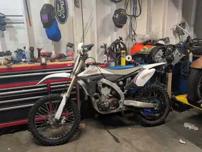 2010 yz 450 with very low hours runs amazing and is not for the faint of heart! Trade for mustangs b...