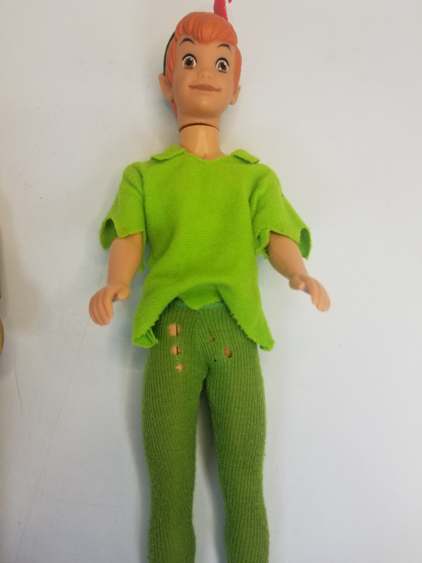 Vintage 1968 Peter Pan and Vintage Wooden Articulating Figure in Arts & Collectibles in London - Image 4