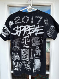 Rare SS17 Supreme Dream T-shirt graffiti Y2K drill