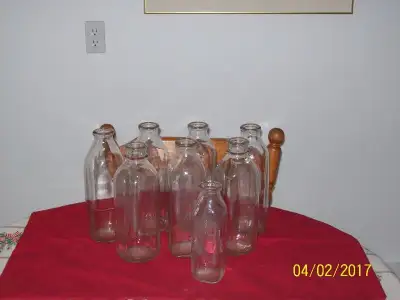 GLASS MILK BOTTLE for sale, View more