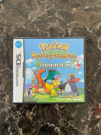  Pokémon mystery dungeon explorers of sky DS game