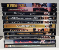 James Bond Movie DVD Lot - 11 Movies