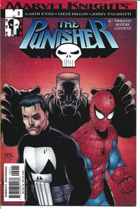 THE PUNISHER #2 MARVEL KNIGHTS 2001 VIOLENT/MATURE CONTENT VF/NM