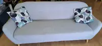 Light grey vintage style couch 150 light weight