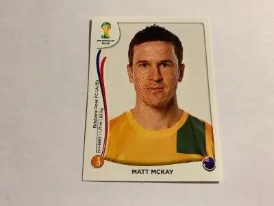 2014 Panini FIFA World Cup Brazil STICKER M. MCKAY#175 AUSTRALIA, View more
