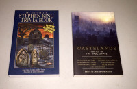 Stephen King Trivia Book + Wastelands (avec une nouvelle de S.K)