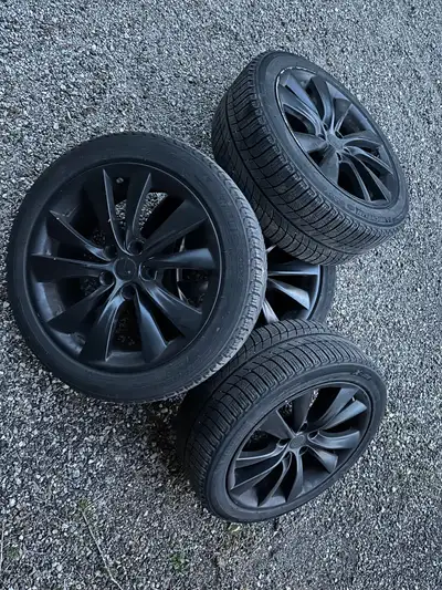 Tesla 19” Rims with Michelin X-Ice winters Came off 2015 Model S