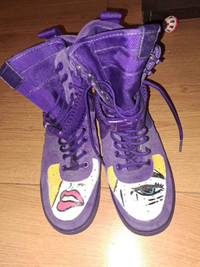 Nike SF Air Force 1 Purple Shoes Souliers Size 8.5