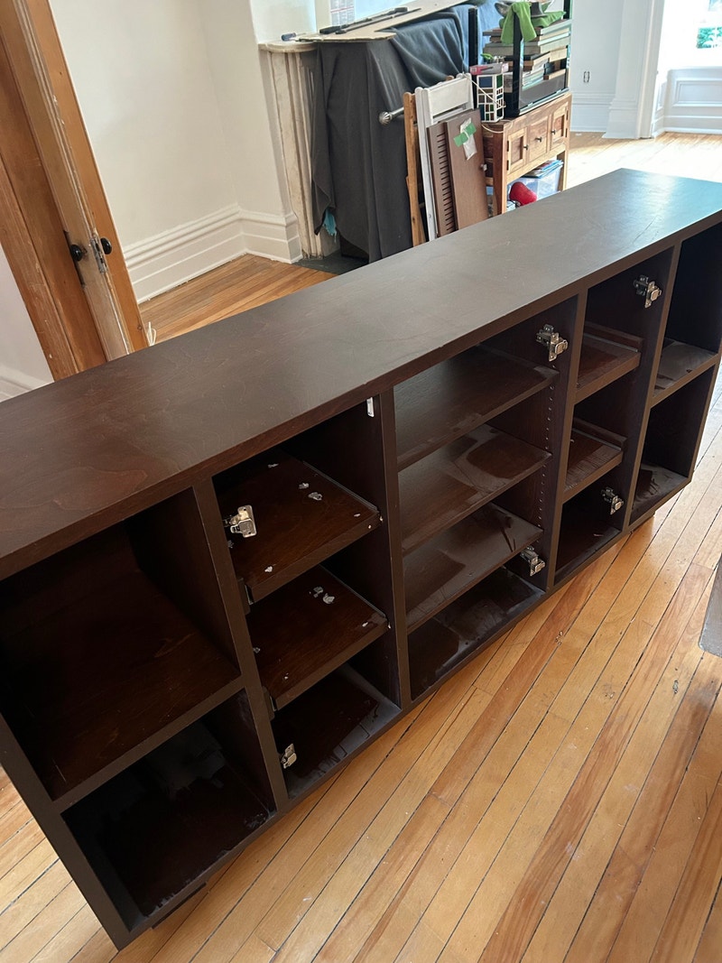 Meuble en plaqué bois opportunité Meubles de télé et unités de